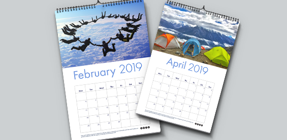 A3 Flat Wall Calendar