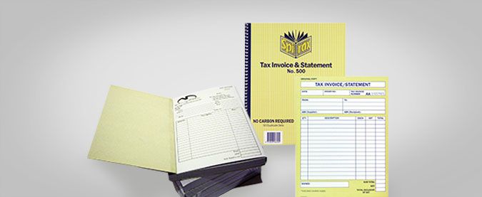 A4 Invoice Book Printing