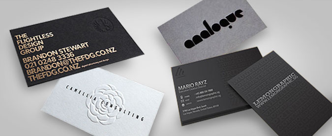 Embossed Business Card Printing