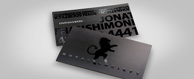 Spot UV Business Cards Printing